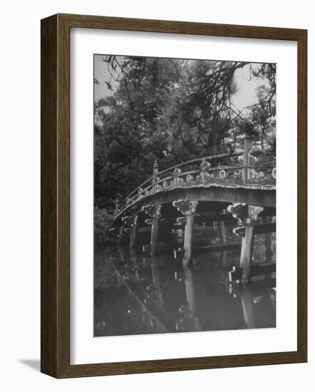 Taikobashi Bridge in the Kyoto Imperial Gardens-Dmitri Kessel-Framed Photographic Print