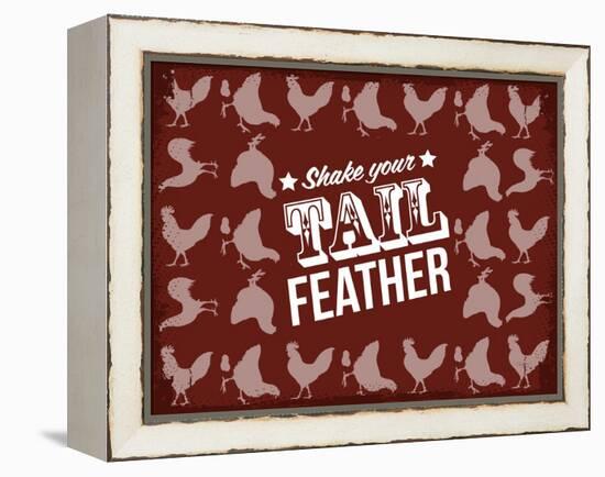 Tail Feather-null-Framed Premier Image Canvas