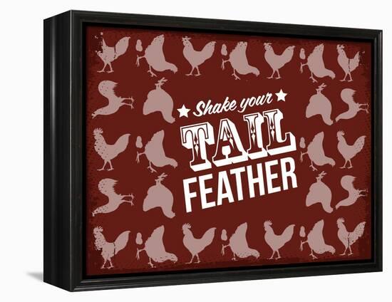 Tail Feather-null-Framed Premier Image Canvas