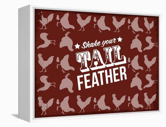 Tail Feather-null-Framed Premier Image Canvas