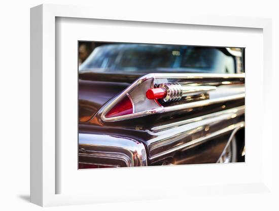 Tail Light  of a 1958 Mercury Park Lane Sedan-George Oze-Framed Photographic Print