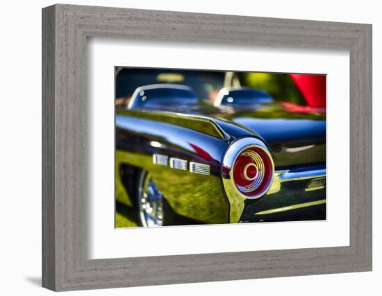 Tail of a 1962 Ford Thunderbird-George Oze-Framed Photographic Print