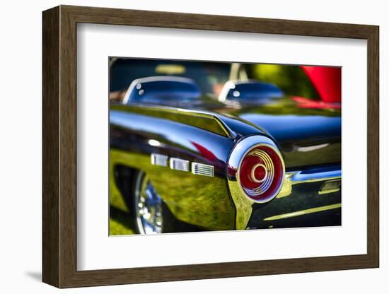 Tail of a 1962 Ford Thunderbird-George Oze-Framed Photographic Print