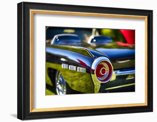 Tail of a 1962 Ford Thunderbird-George Oze-Framed Photographic Print