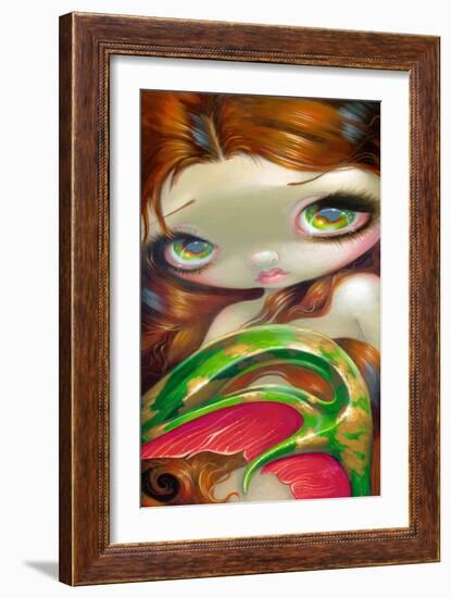 Tail of Mossy Gold-Jasmine Becket-Griffith-Framed Art Print