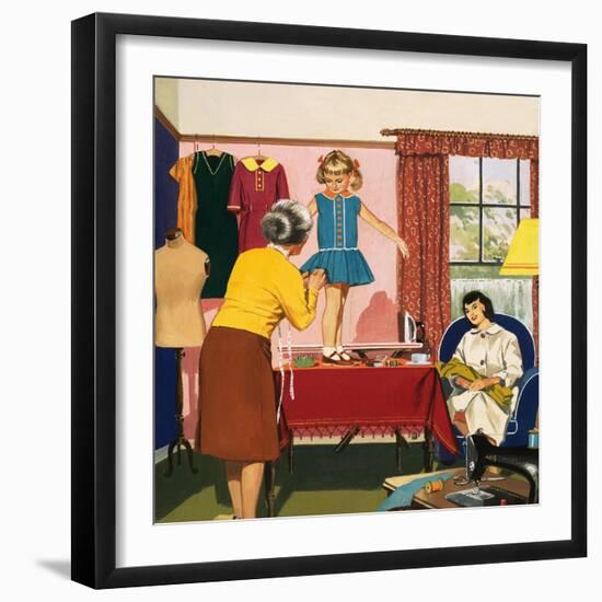 Tailor and Dress Maker-null-Framed Giclee Print