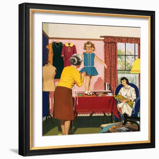 Tailor and Dress Maker-null-Framed Giclee Print