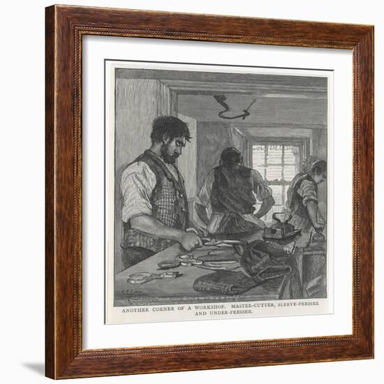 Tailor's Workshop/1890-null-Framed Art Print