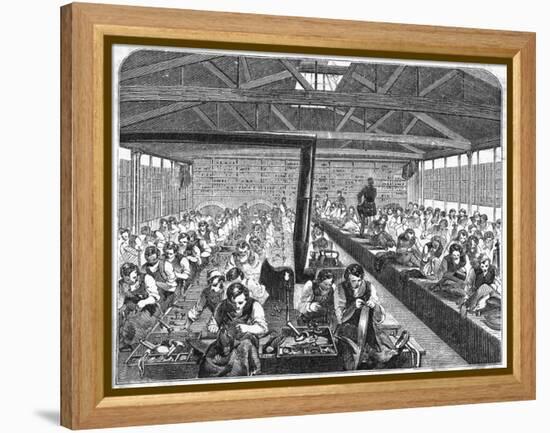 Tailors' and Shoemakers' at Coldbath Fields Prison-null-Framed Stretched Canvas