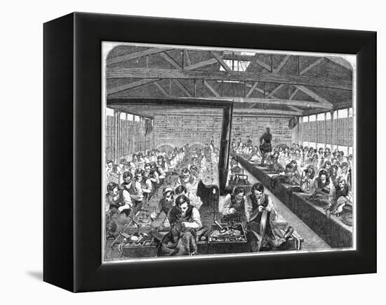 Tailors' and Shoemakers' at Coldbath Fields Prison-null-Framed Stretched Canvas