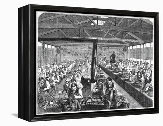 Tailors' and Shoemakers' at Coldbath Fields Prison-null-Framed Stretched Canvas