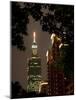 Taipei 101 at Night, Taipei, Taiwan, Asia-Charles Bowman-Mounted Photographic Print