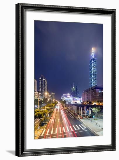 Taipei 101 Building, Taipei, Taiwan, Asia-Christian Kober-Framed Photographic Print