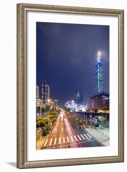 Taipei 101 Building, Taipei, Taiwan, Asia-Christian Kober-Framed Photographic Print