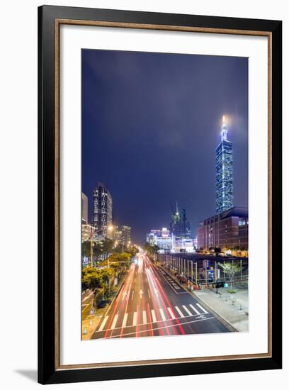 Taipei 101 Building, Taipei, Taiwan, Asia-Christian Kober-Framed Photographic Print