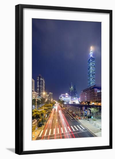 Taipei 101 Building, Taipei, Taiwan, Asia-Christian Kober-Framed Photographic Print