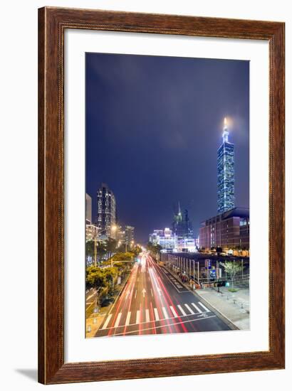 Taipei 101 Building, Taipei, Taiwan, Asia-Christian Kober-Framed Photographic Print