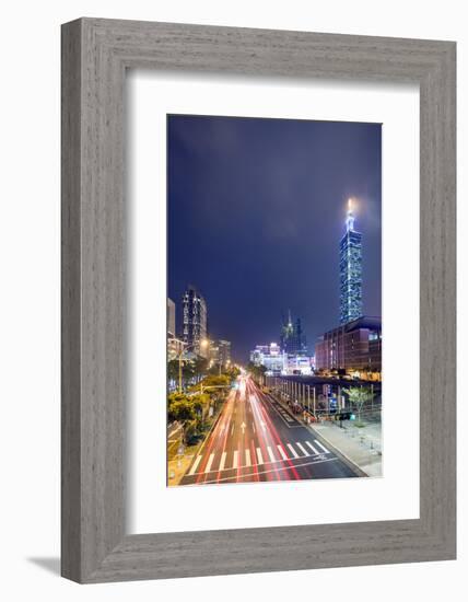 Taipei 101 Building, Taipei, Taiwan, Asia-Christian Kober-Framed Photographic Print