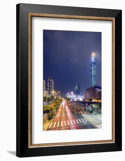 Taipei 101 Building, Taipei, Taiwan, Asia-Christian Kober-Framed Photographic Print