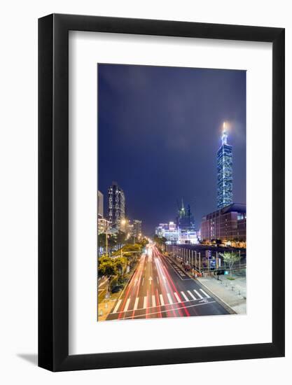 Taipei 101 Building, Taipei, Taiwan, Asia-Christian Kober-Framed Photographic Print