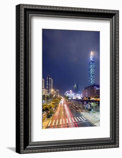 Taipei 101 Building, Taipei, Taiwan, Asia-Christian Kober-Framed Photographic Print