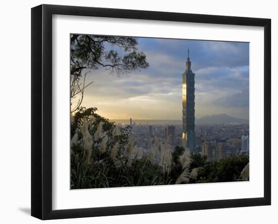 Taipei 101 Skyscraper, Taipei, Taiwan-Michele Falzone-Framed Photographic Print