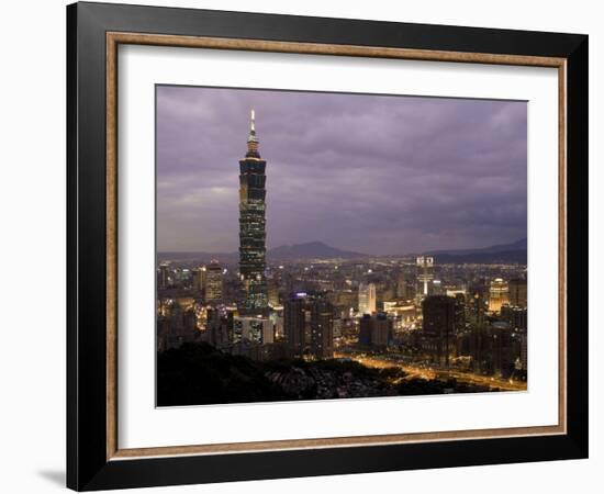 Taipei 101 Skyscraper, Taipei, Taiwan-Michele Falzone-Framed Photographic Print