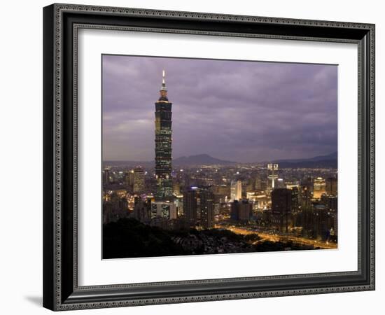 Taipei 101 Skyscraper, Taipei, Taiwan-Michele Falzone-Framed Photographic Print