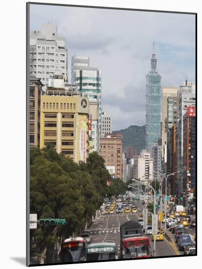 Taipei 101, Taipei, Taiwan, Asia-Ian Trower-Mounted Photographic Print