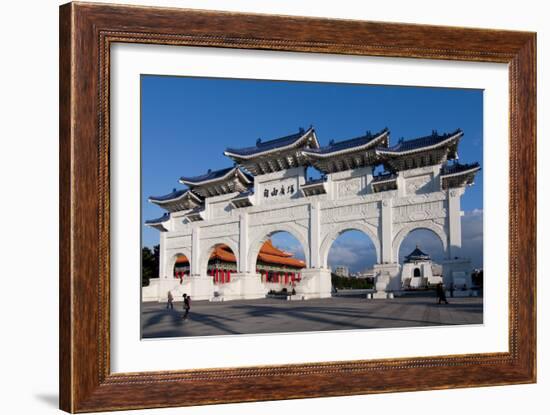 Taipei Chiang Kai Shek Memorial Hall Arch-Charles Bowman-Framed Photographic Print