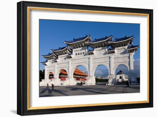 Taipei Chiang Kai Shek Memorial Hall Arch-Charles Bowman-Framed Photographic Print