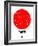 Taipei Red Subway Map-NaxArt-Framed Art Print