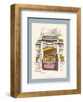 Taipei Taiwan - National Palace Museum - TWA (Trans World Airlines) Menu Cover-David Klein-Framed Art Print