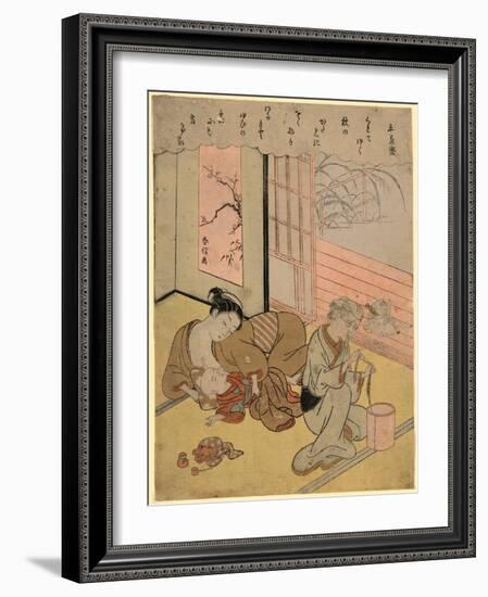 Taira No Kanemori-Suzuki Harunobu-Framed Giclee Print