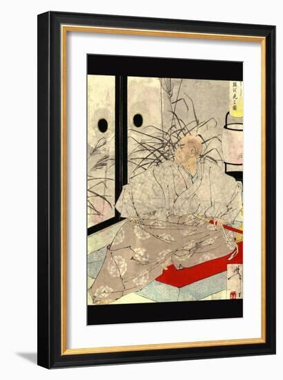 Taira No Kiyomori-Taiso Yoshitoshi-Framed Art Print