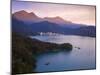 Taiwan, Nantou, View of Sun Moon Lake at Sunset-Jane Sweeney-Mounted Photographic Print