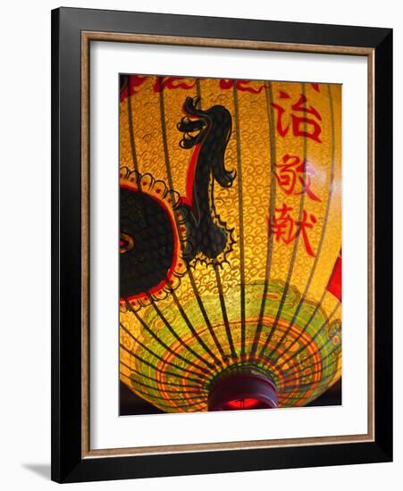 Taiwan, Taipei, Lantern at Bao-An Temple-Jane Sweeney-Framed Photographic Print