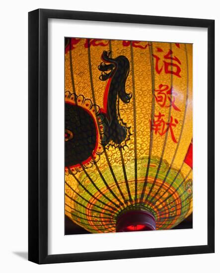 Taiwan, Taipei, Lantern at Bao-An Temple-Jane Sweeney-Framed Photographic Print