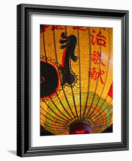 Taiwan, Taipei, Lantern at Bao-An Temple-Jane Sweeney-Framed Photographic Print