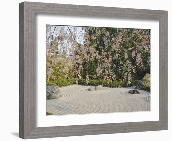 Taizo, Stone Garden in Temple, Kyoto, Japan, Asia-Michael Jenner-Framed Photographic Print