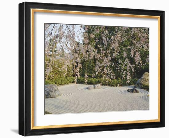 Taizo, Stone Garden in Temple, Kyoto, Japan, Asia-Michael Jenner-Framed Photographic Print