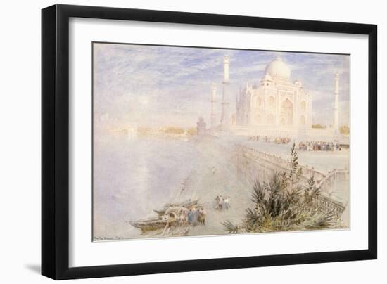 Taj Mahal, 1896 (W/C on Paper)-Albert Goodwin-Framed Giclee Print