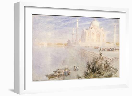 Taj Mahal, 1896 (W/C on Paper)-Albert Goodwin-Framed Giclee Print