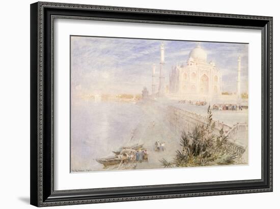 Taj Mahal, 1896 (W/C on Paper)-Albert Goodwin-Framed Giclee Print