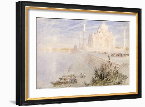 Taj Mahal, 1896 (W/C on Paper)-Albert Goodwin-Framed Giclee Print