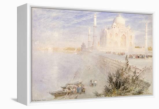 Taj Mahal, 1896 (W/C on Paper)-Albert Goodwin-Framed Premier Image Canvas