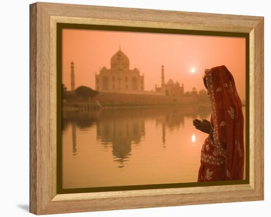 Taj Mahal, Agra, Uttar Pradesh, India-Doug Pearson-Framed Premier Image Canvas