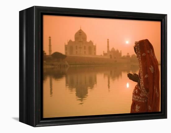 Taj Mahal, Agra, Uttar Pradesh, India-Doug Pearson-Framed Premier Image Canvas