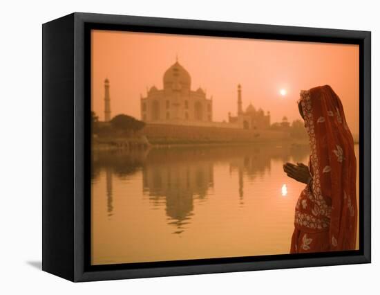 Taj Mahal, Agra, Uttar Pradesh, India-Doug Pearson-Framed Premier Image Canvas