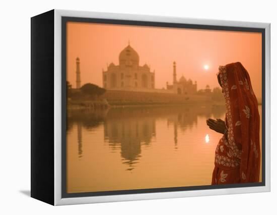 Taj Mahal, Agra, Uttar Pradesh, India-Doug Pearson-Framed Premier Image Canvas